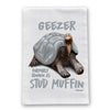 Geezer Tortoise Flour Sack Dish Towel