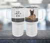 German Shepherd Dog 20oz Tall Insulated Stainless Steel Tumbler with Slider Lid