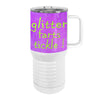 Unicorn Glitter Farts Unicorn 20oz Tall Insulated Stainless Steel Tumbler with Slider Lid