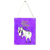 Glitter Farts Unicorn 4x5" Mini-Sign