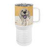 Golden Retriever 20oz Tall Insulated Stainless Steel Tumbler with Slider Lid