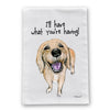 Golden Retriever Flour Sack Dish Towel