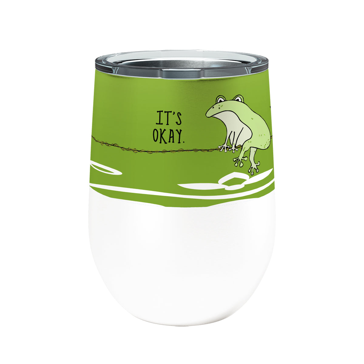 Got This Frog 12oz Stemless Insulated Stainless Steel Tumbler