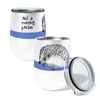 Morning Hedgehog  12oz Stemless Insulated Stainless Steel Tumbler