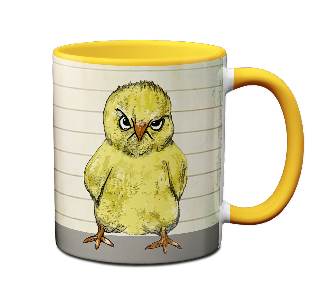 Idiot Box Chick Mug by Pithitude