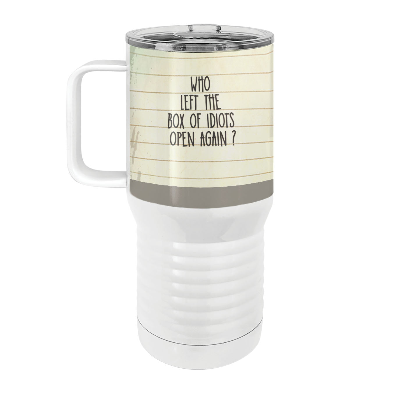 Idiot Box Chick 20oz Tall Insulated Stainless Steel Tumbler with Slider Lid