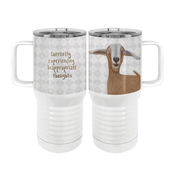 Inappropriate Goat 20oz Tall Insulated Stainless Steel Tumbler with Slider Lid
