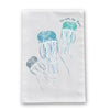 Jellyfish Flow Flour Sack Dish Towel