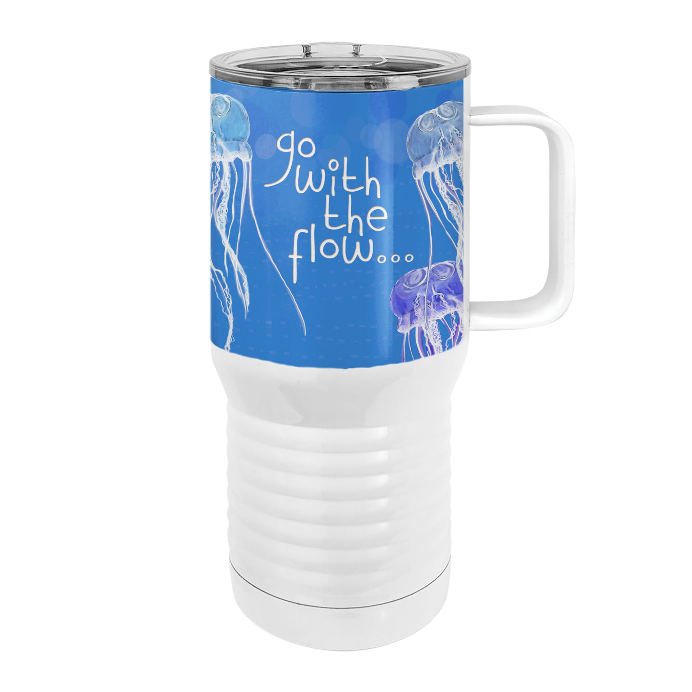 Jellyfish Flow 20oz Tall Insulated Stainless Steel Tumbler with Slider Lid