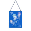 Go With The Flow Jellyfish 4x5" Mini-Sign