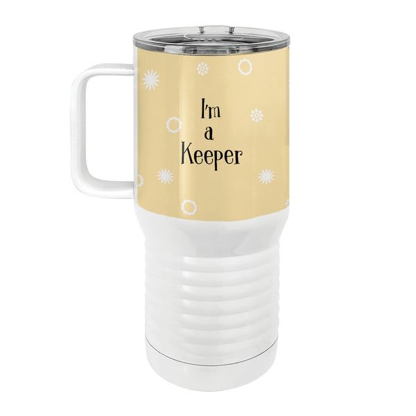 I'm a Keeper Bee 20oz Tall Insulated Stainless Steel Tumbler with Slider Lid