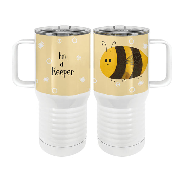 I'm a Keeper Bee 20oz Tall Insulated Stainless Steel Tumbler with Slider Lid