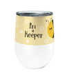I'm A Keeper Bee 12oz Stemless Insulated Stainless Steel Tumbler