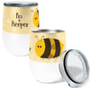 I'm A Keeper Bee 12oz Stemless Insulated Stainless Steel Tumbler