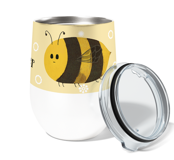 I'm a Keeper Bee 12oz Stemless Insulated Stainless Steel Tumbler