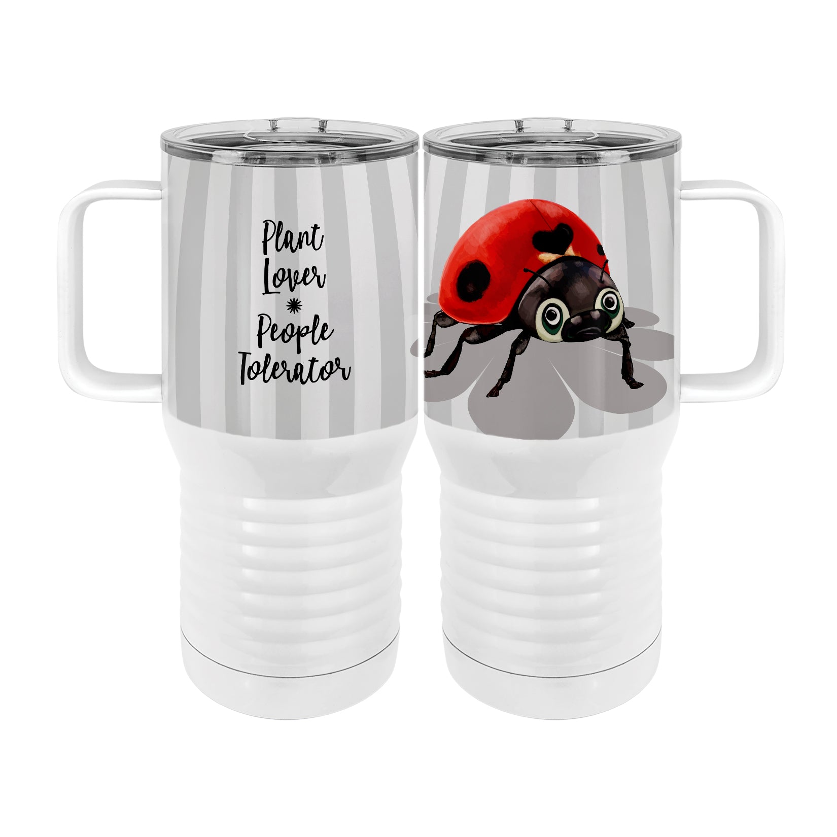 Ladybug Plants 20oz Tall Insulated Stainless Steel Tumbler with Slider Lid