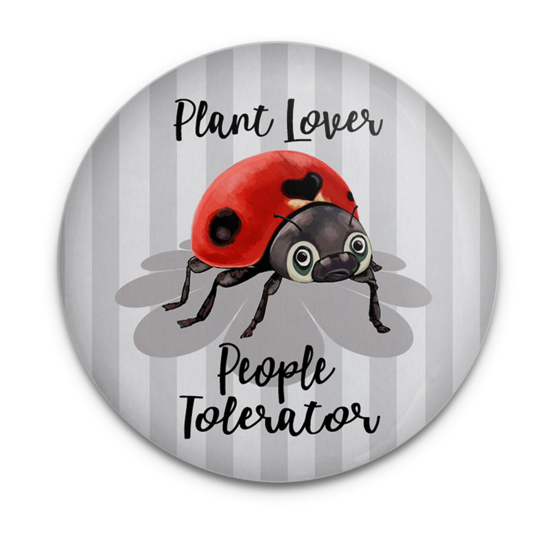Ladybug Plants Magnet