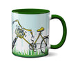 Sorry I'm Late Bicycle Mug by Pithitude