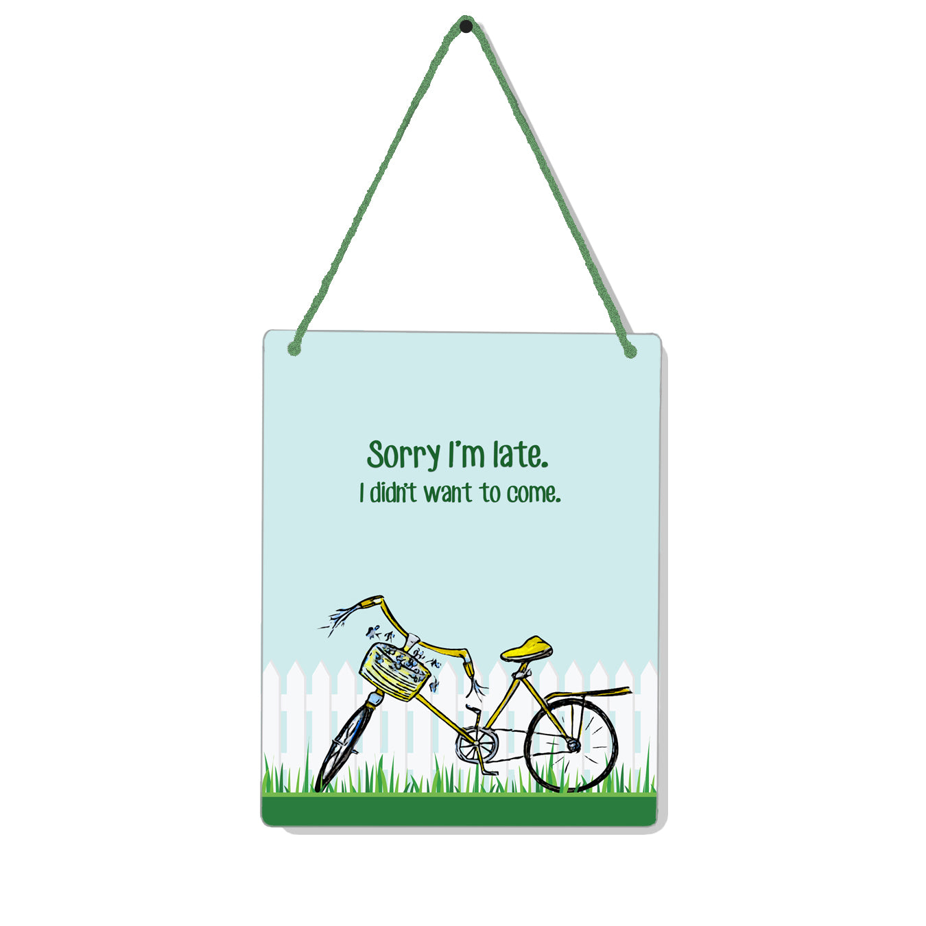 Sorry I'm Late Bicycle 4x5