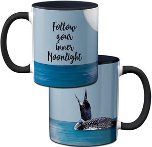 Orca Whale Way Mug by Pithitude - One Single 11oz. Black Coffee Cup