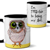 Losing it Owl Mug by Pithitude