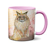 Maine Coon Bossy Cat Mug by Pithitude