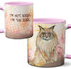 Maine Coon Bossy Cat Mug by Pithitude