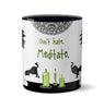 Meditate Yoga Cat Mug