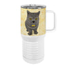 Meeting Cat 20oz Tall Insulated Stainless Steel Tumbler with Slider Lid