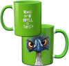 New Hell Ostrich Emu Green Mug