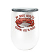 No Crabs 12oz Stemless Insulated Stainless Steel Tumbler