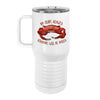 No Crabs 20oz Tall Insulated Stainless Steel Tumbler with Slider Lid