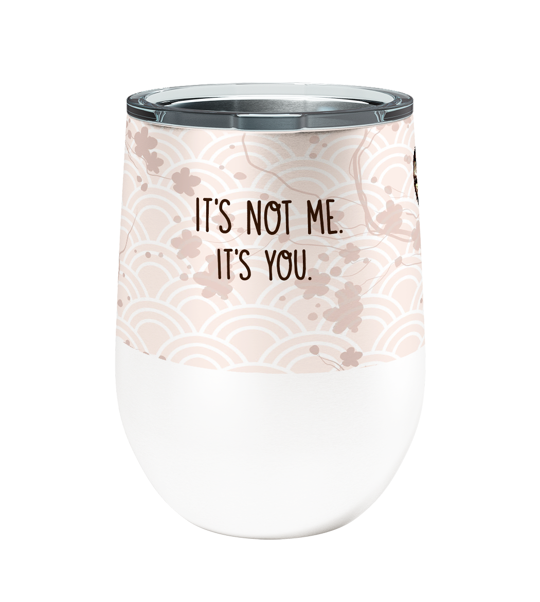 Not Me Owl 12oz Stemless Insulated Stainless Steel Tumbler