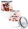 Nucking Futs Squirrel 12oz Stemless Insulated Stainless Steel Tumbler