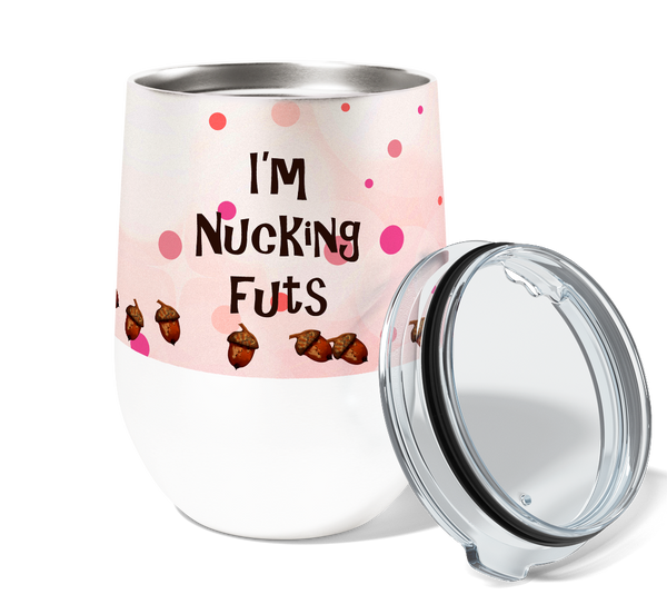 Nucking Futs Squirrel 12oz Stemless Insulated Stainless Steel Tumbler