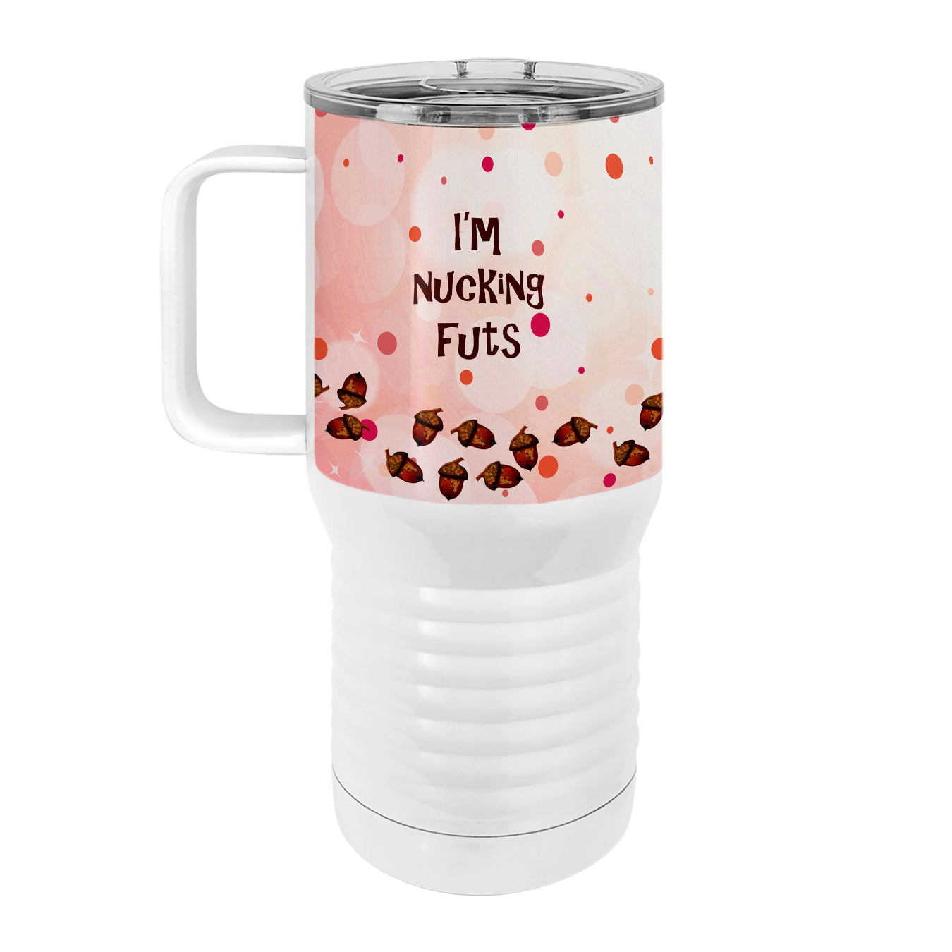 Nucking Futs Squirrel 20oz Tall Insulated Stainless Steel Tumbler with Slider Lid