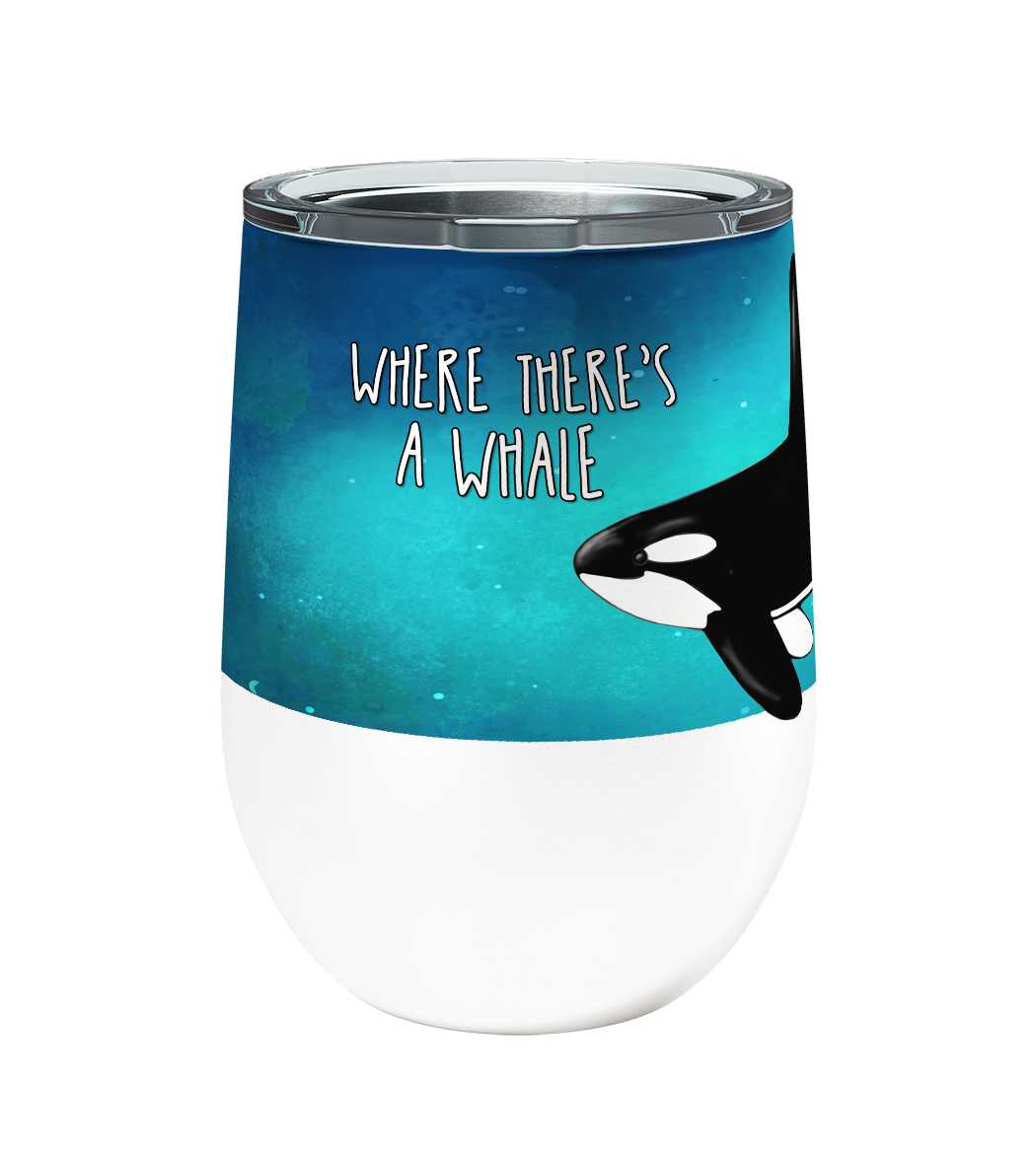 Orca Way 12oz Stemless Insulated Stainless Steel Tumbler