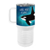 Orca Whale Way 20oz Tall Insulated Stainless Steel Tumbler with Slider Lid