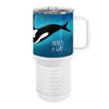 Orca Whale Way 20oz Tall Insulated Stainless Steel Tumbler with Slider Lid