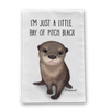 Otter Ray Flour Sack Dish Towel