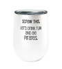 Pirate Cat 12oz Stemless Insulated Stainless Steel Tumbler