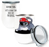 Pirate Cat 12oz Stemless Insulated Stainless Steel Tumbler