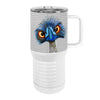 Pithitude Emu 20oz Tall Insulated Stainless Steel Tumbler with Slider Lid