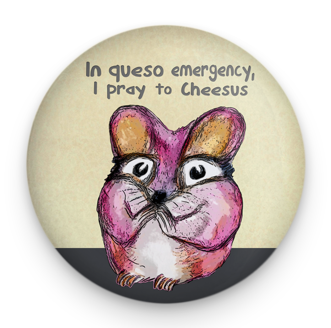 Queso Mouse Magnet