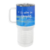 Rather Be Camping 20oz Tall Insulated Stainless Steel Tumbler with Slider Lid