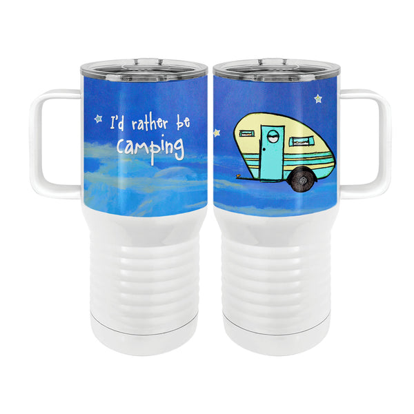 Rather Be Camping 20oz Tall Insulated Stainless Steel Tumbler with Slider Lid