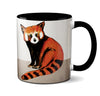 Red Panda Cussing Mug by Pithitude