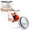 Red Panda Best Friends 12oz Insulated Stainless Steel Tumbler with Clear Lid