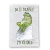 Retired Frog Flour Sack Dish Towel