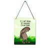 Sasquatch Not Going 4x5" Mini-Sign